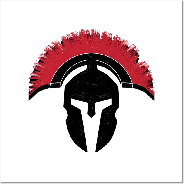 Spartan Warrior Wall Art by i4ni Studio